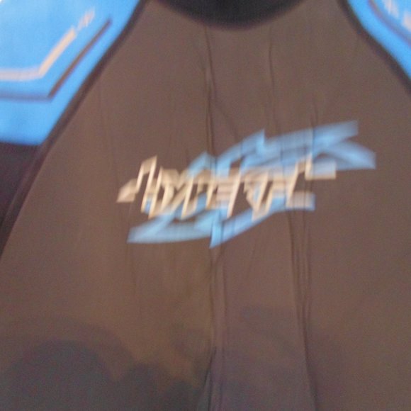 Hyperflex JUNIOR Size Access Full Body 3/2mm Back Zip Wetsuit, Black / Blue 14 - Picture 6 of 13